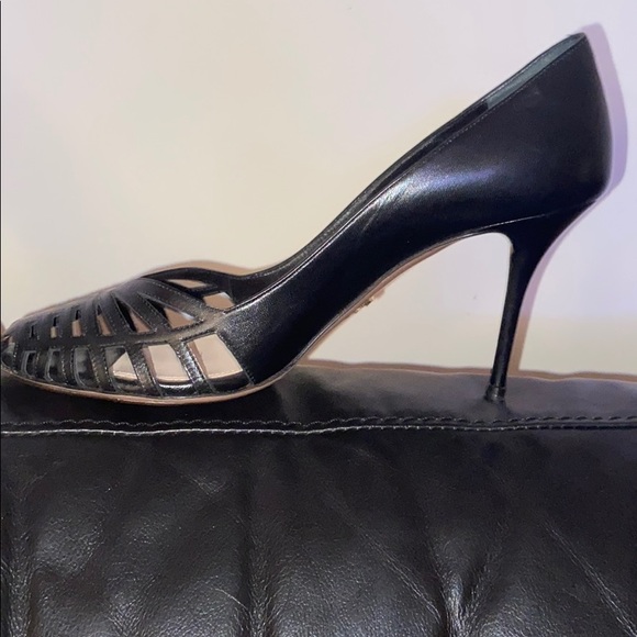 AUTHENTIC Prada Black Pump High Heel - OBO - Picture 2 of 4